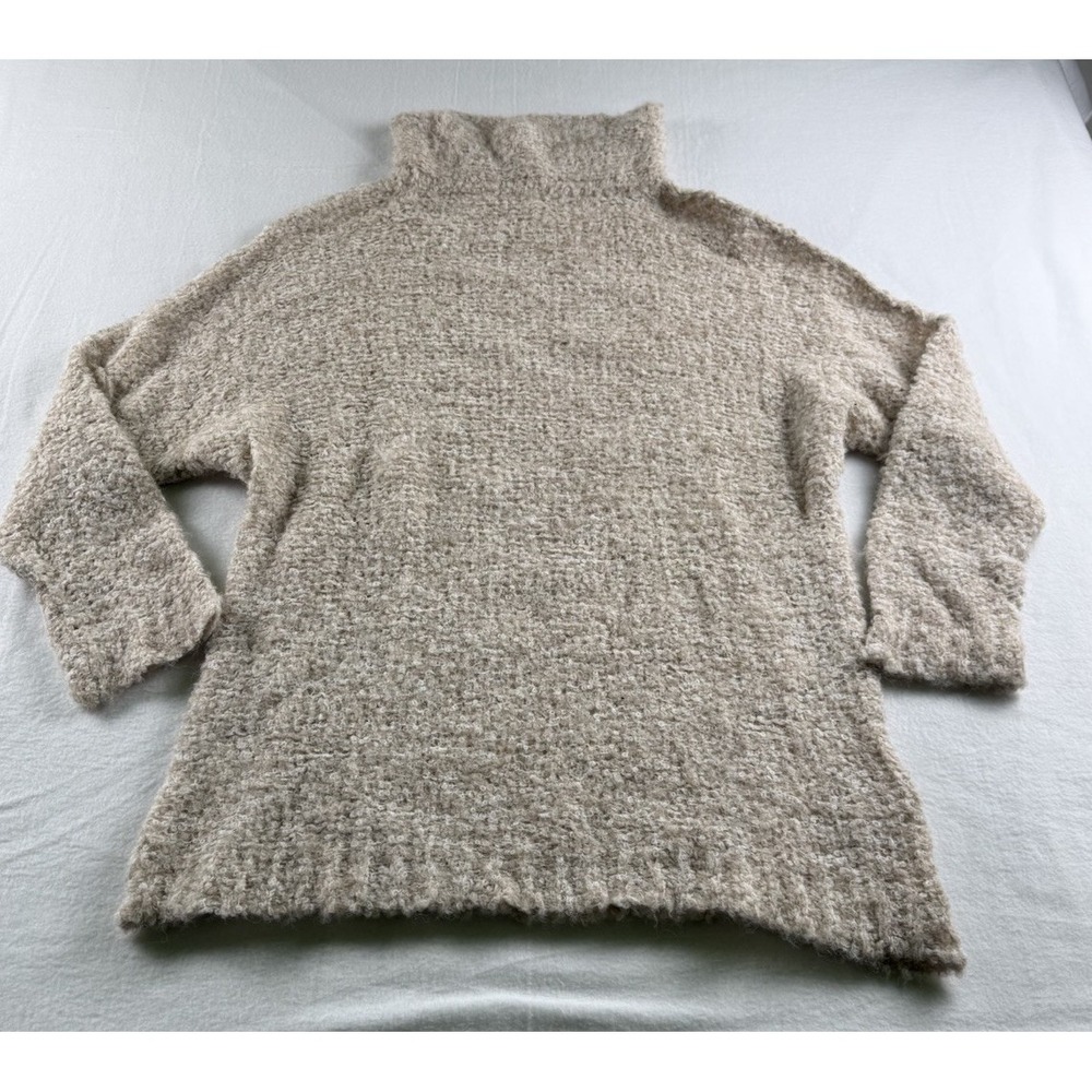 Free People Women M She's All That Sweater  Alpaca Blend Turtleneck Peru NWT